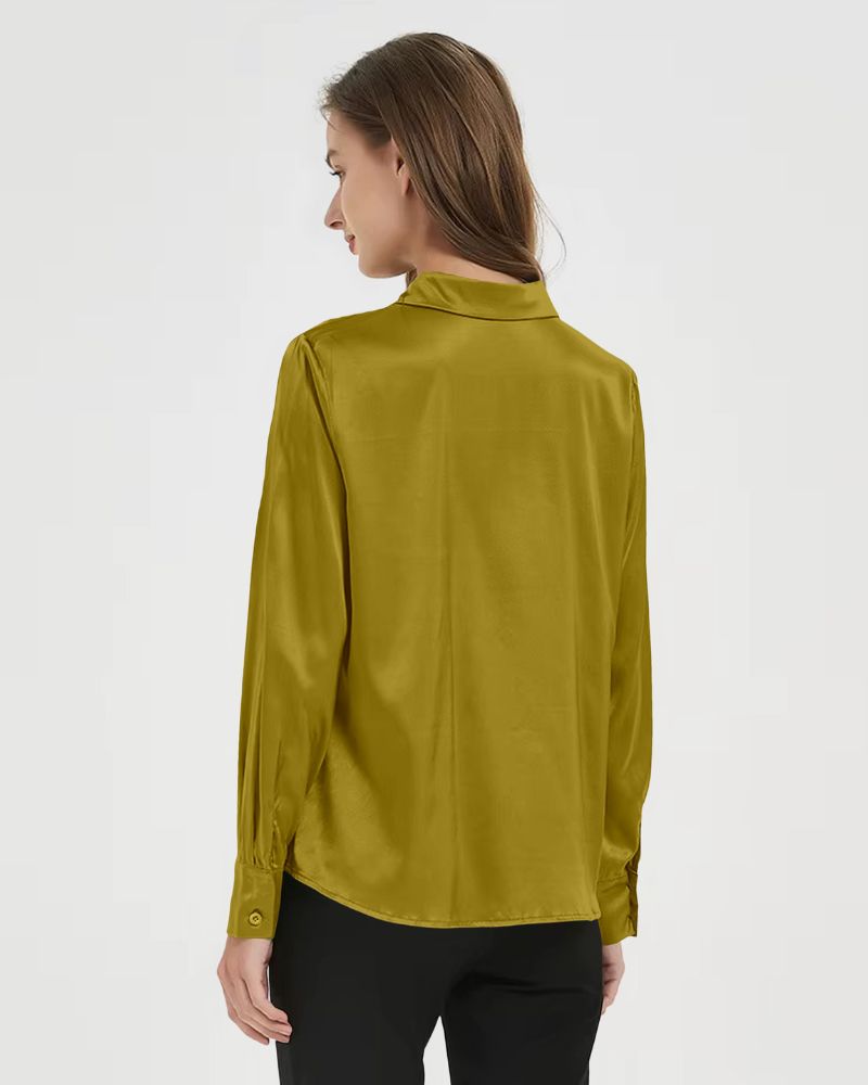 Golden Olive Luxe Shirt