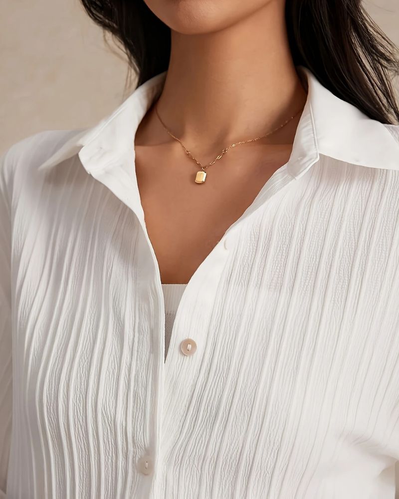 Women's White Oversize Shirt