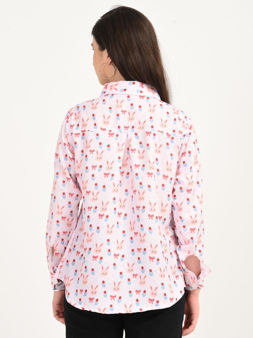 Blush Bunny shirt back view