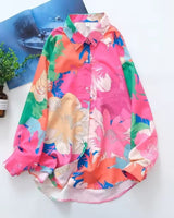 Sunset Bloom Rayon Shirt

