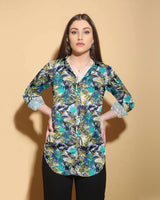 luxury satin shirt for women